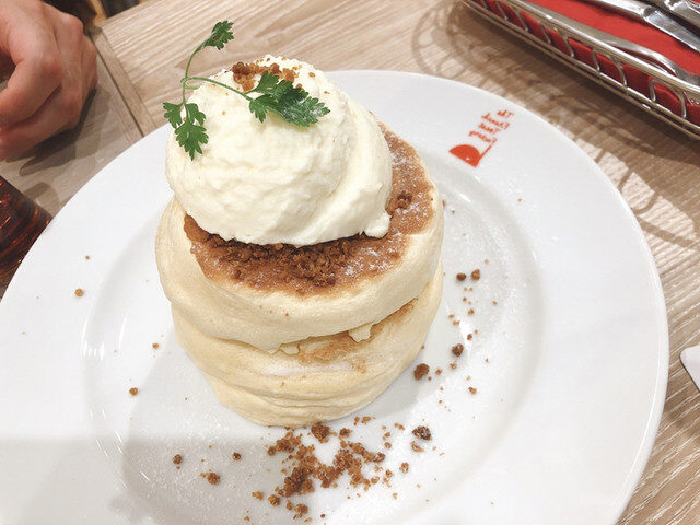 ザ フレンチトーストファクトリー LUMINE立川店のフレンチトーストのシフォンのパンケーキ