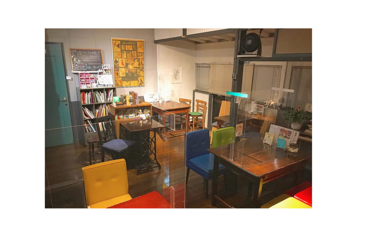 Cafe Rin 感染予防済みの店内