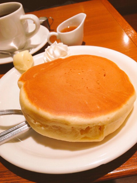 小野珈琲のパンケーキ