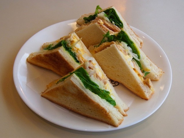 ルノアールのサンドイッチ