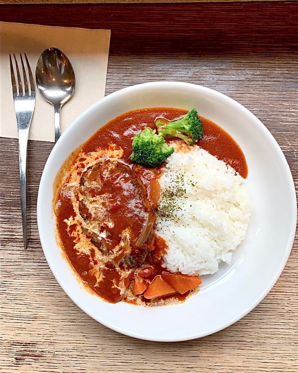 カフェポーズのハンバーグ