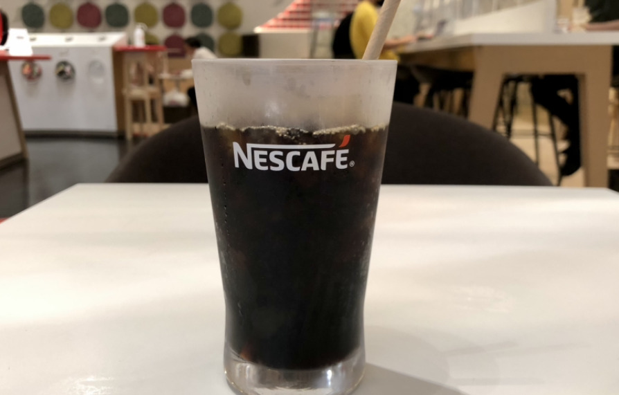 ネスカフェ原宿のアイスコーヒー