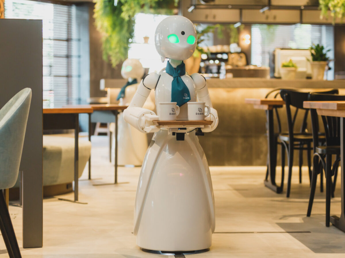 ロボカフェのロボット