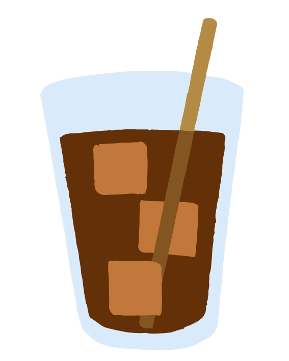 アイスコーヒーのイメージ図