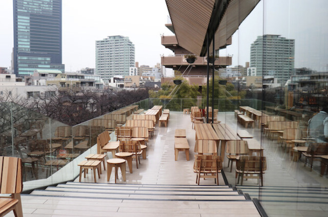 スターバックスコーヒー RESERVE ROASTERY TOKYOの内観