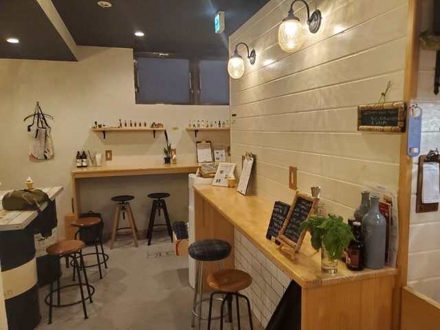 Spaniel coffee standの店内