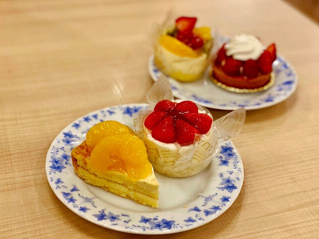不二家レストラン 戸塚モディ店のケーキ