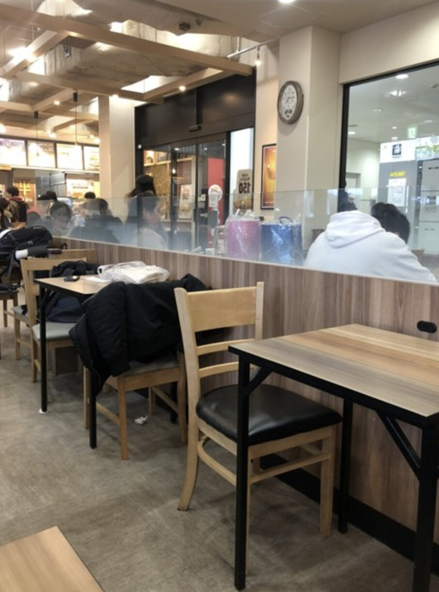 バーガーキング ＪＲ小樽駅店の内観