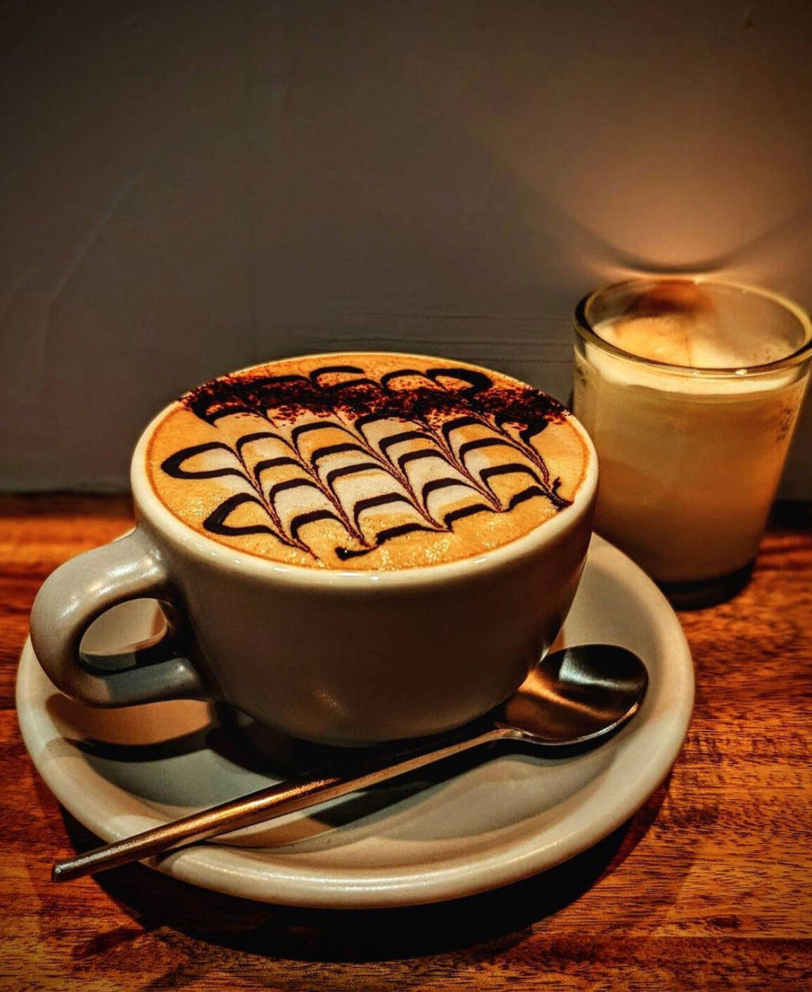 hangoutcoffeeのリキュールラテの写真