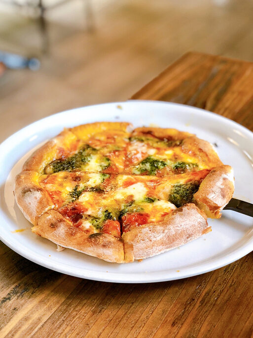 ピッツェリアロッソのピザの写真