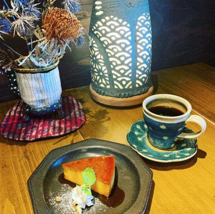 cafe 柚の木のスイーツ