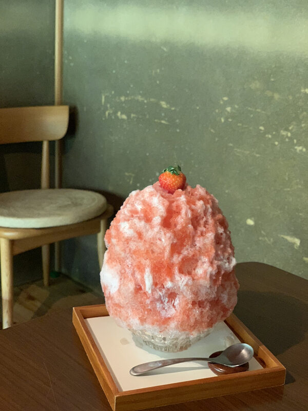 吹上の森三田店のかき氷の写真