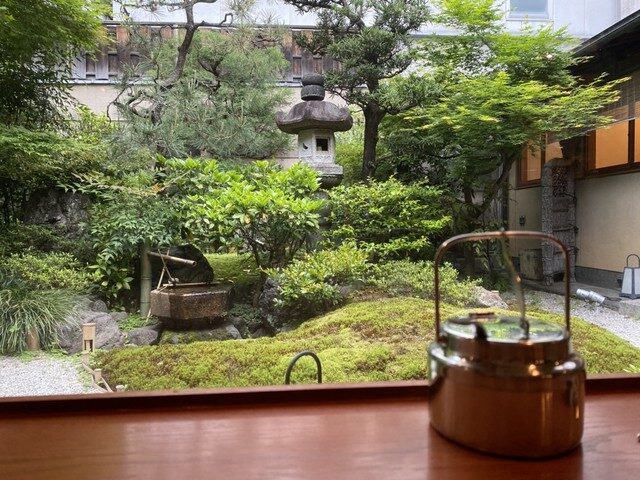 master-piece coffee kyotoの庭園