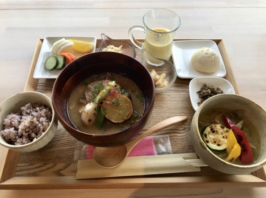 花カフェ シフォン　スープセット