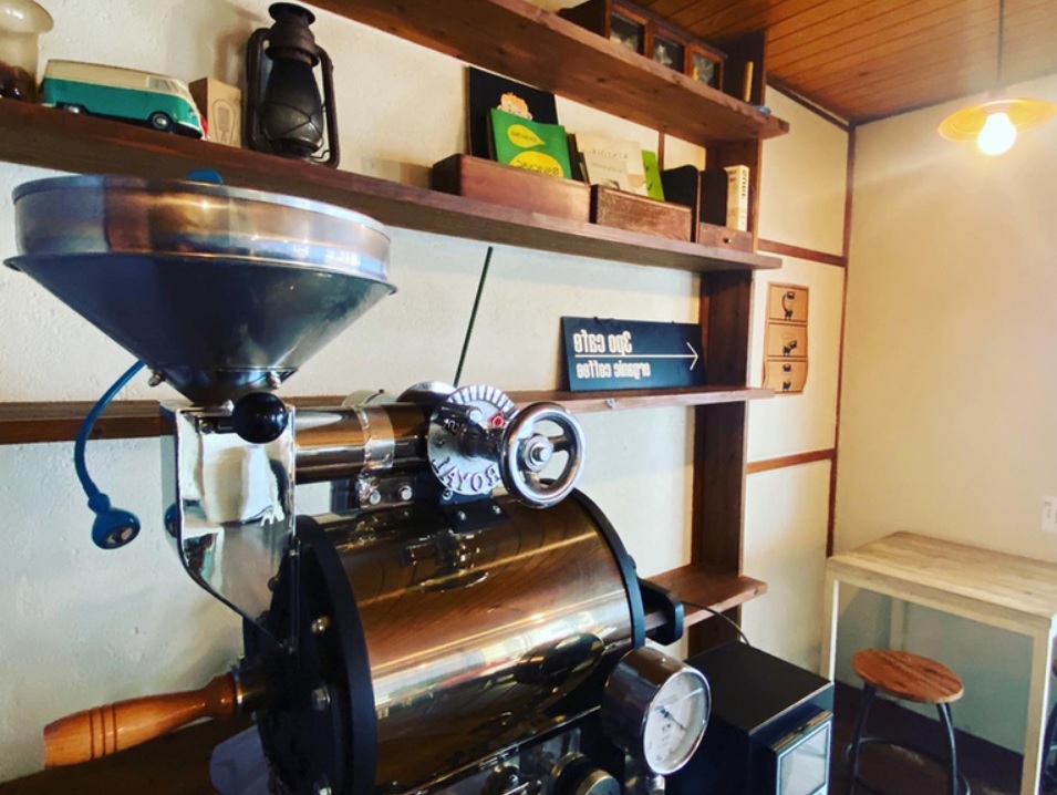 3po cafe home（サンポカフェホーム）の焙煎機