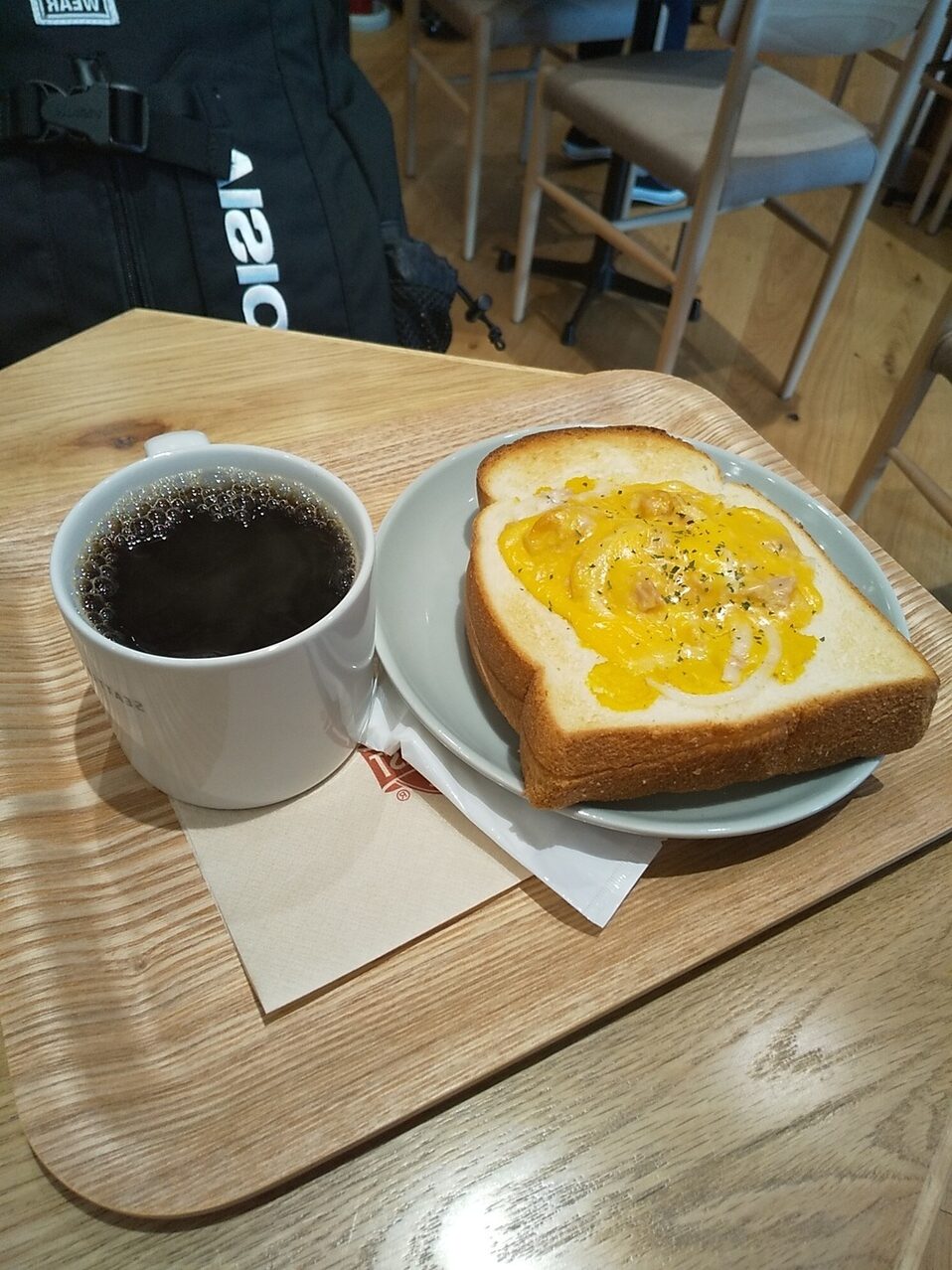シアトルズベストコーヒー宮崎駅店のモーニングセットの写真