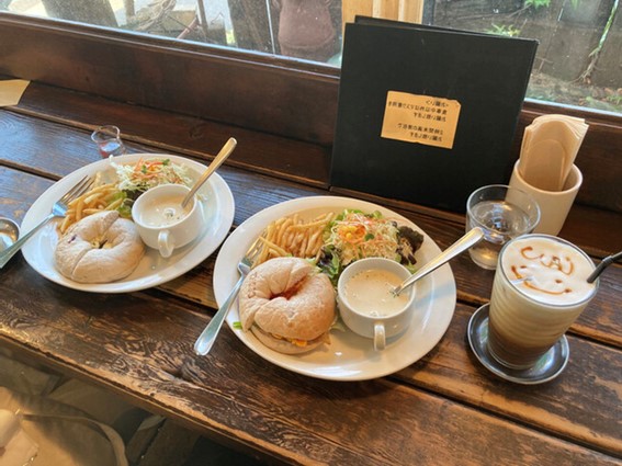 COOK's Cafe & Deliのベーグルサンド